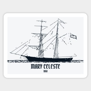Mary Celeste 1861 Ship Sticker